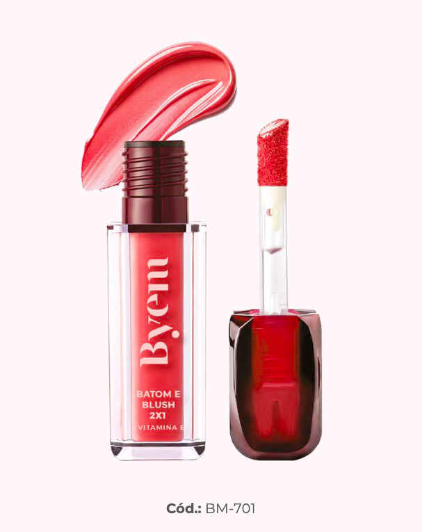 Labial y Blush 2 en 1 + Vitamina E