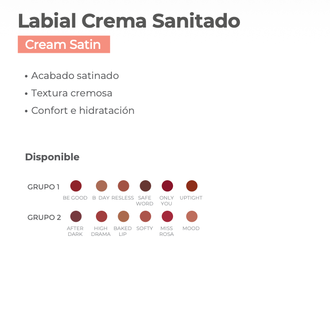Cream Satin Lipstick